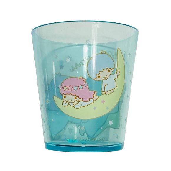 SANRIO Little Twin Stars Blue Acrylic Plastic Cup (9.5 oz) Kiki & Lala, Daiso - Picture 2 of 5